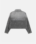 HOLY STATE UNDRGLD RIPPED JACKET WASHED GRAY