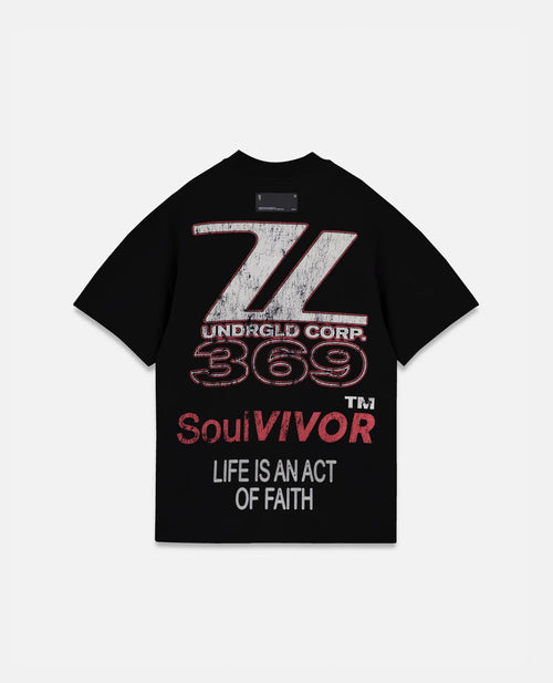 Act 1 Racer Tshirt Black