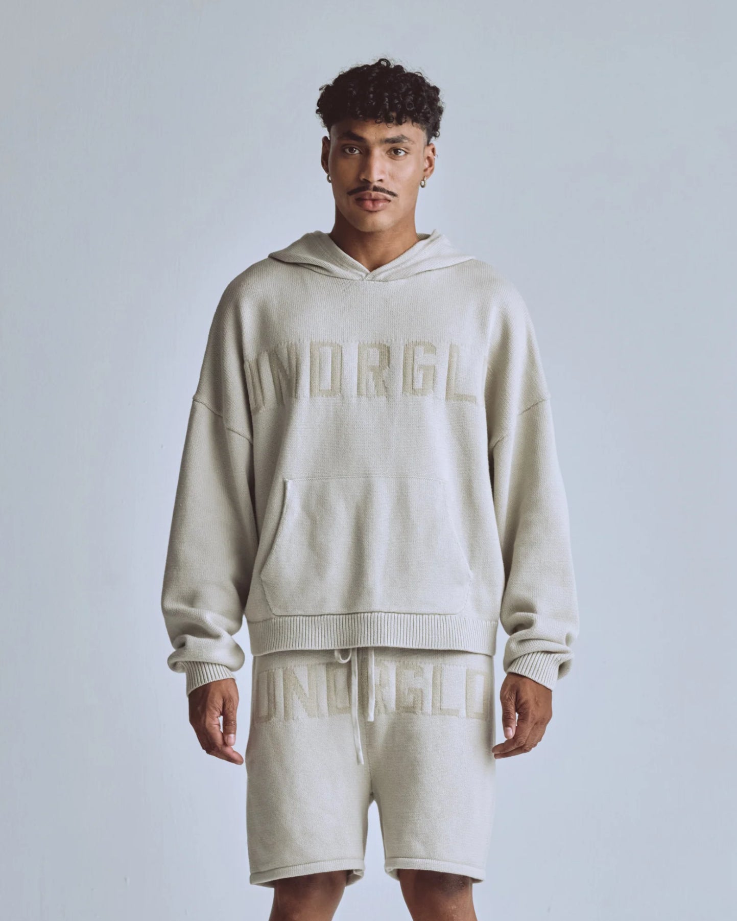 BASICS UNDRGLD KNITTED CREAM BLACK