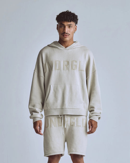 BASICS UNDRGLD KNITTED CREAM BLACK