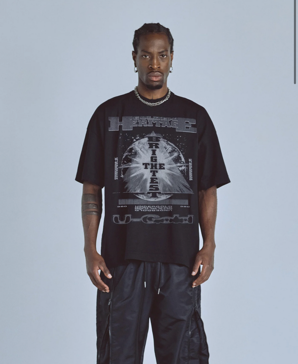 GOLDEN HERITAGE STARIUME TSHIRT BLACK