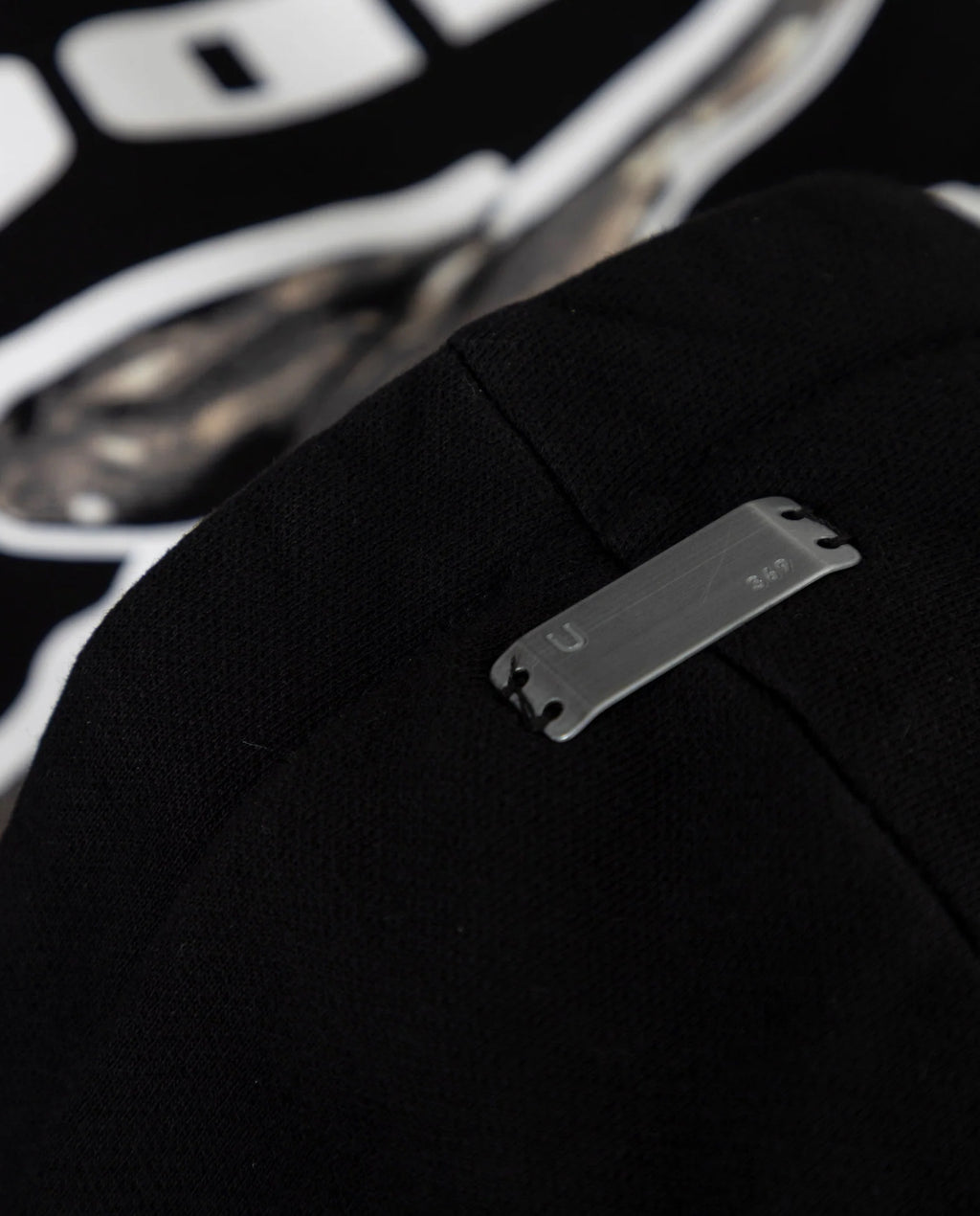 HOLY STATE DECO BOXY FIT HOODIE BLACK