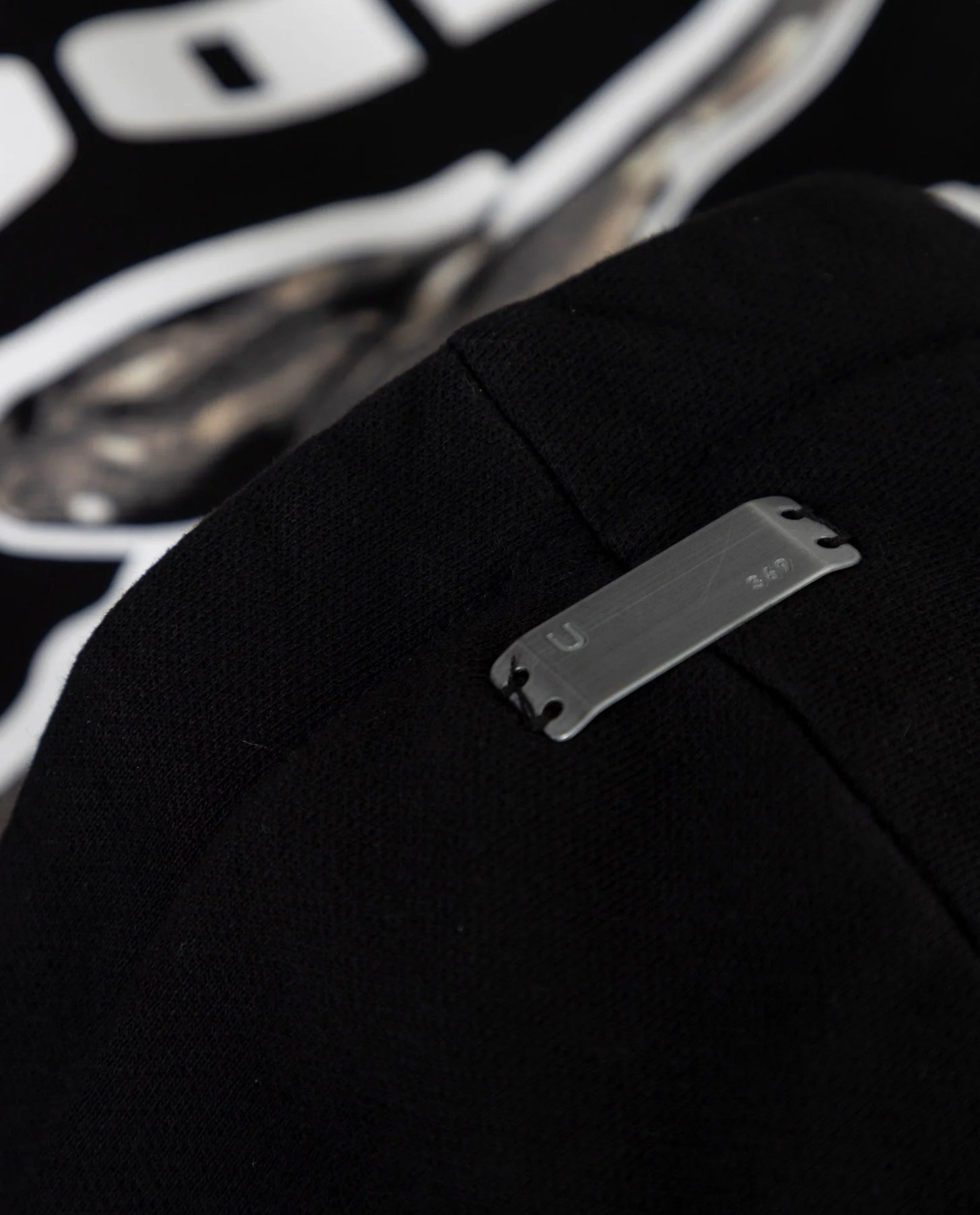 HOLY STATE DECO BOXY FIT HOODIE BLACK