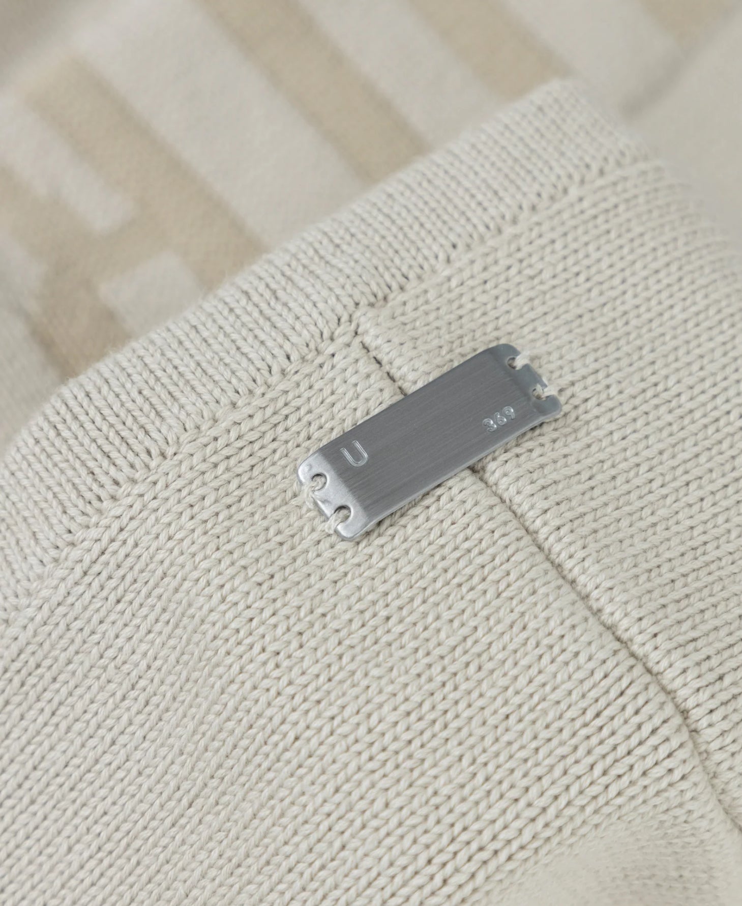 BASICS UNDRGLD KNITTED CREAM BLACK