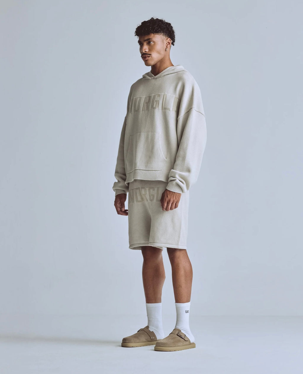 BASICS UNDRGLD KNITTED CREAM BLACK