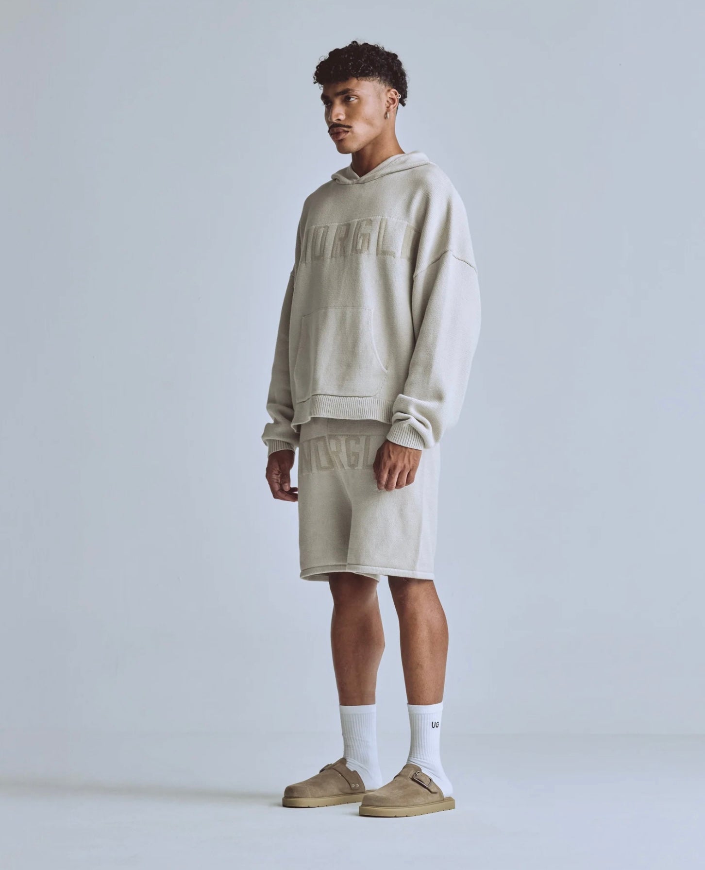 BASICS UNDRGLD KNITTED CREAM BLACK