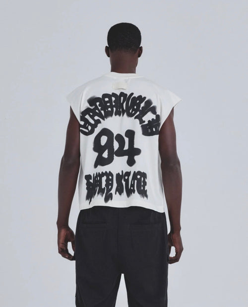 Holy State 94 Sleeveless Tshirt White