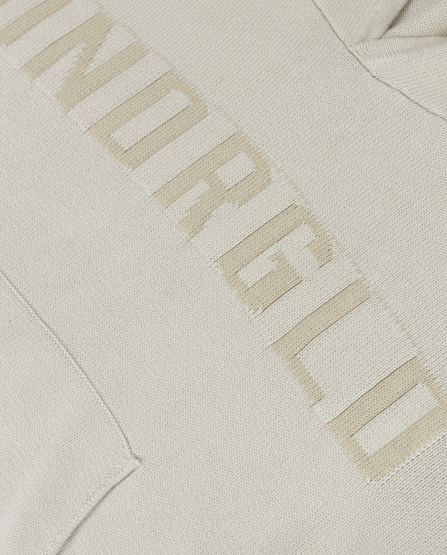 BASICS UNDRGLD KNITTED CREAM BLACK