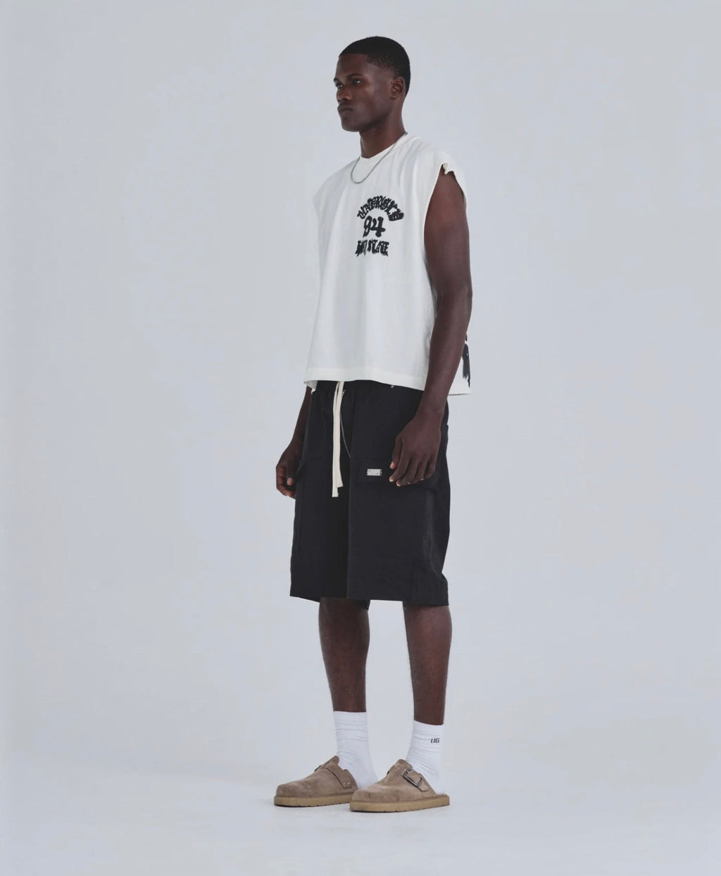 Holy State 94 Sleeveless Tshirt White