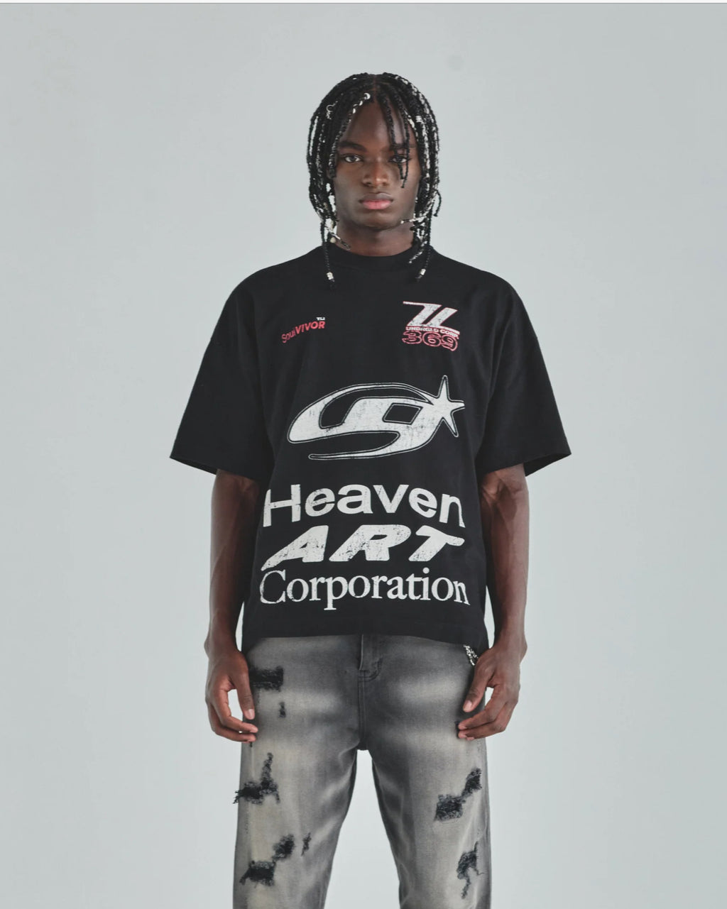 Act 1 Racer Tshirt Black