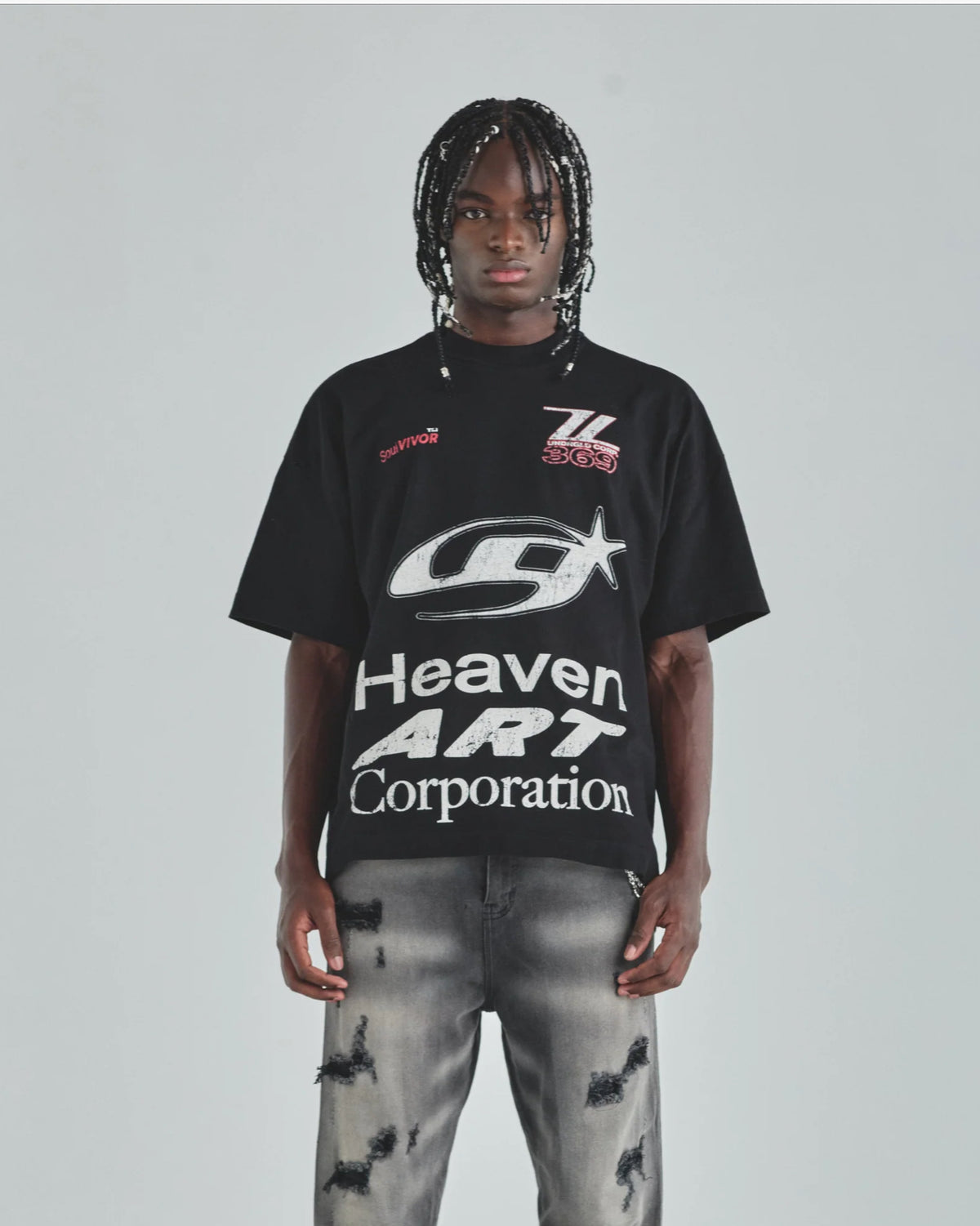 Act 1 Racer Tshirt Black
