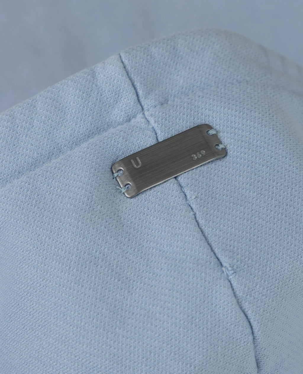 BASICS UNDERGOLD BOXY FIT HOODIE LIGHT BLUE