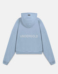 BASICS UNDERGOLD BOXY FIT HOODIE LIGHT BLUE