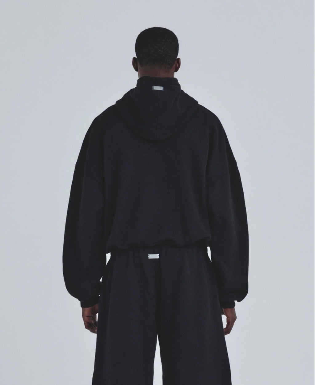 HOLY STATE DECO BOXY FIT HOODIE BLACK