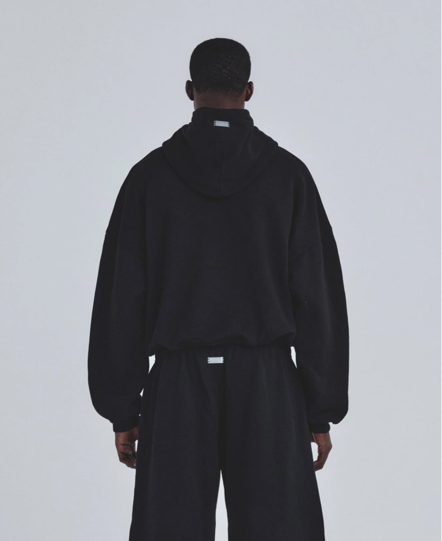 HOLY STATE DECO BOXY FIT HOODIE BLACK