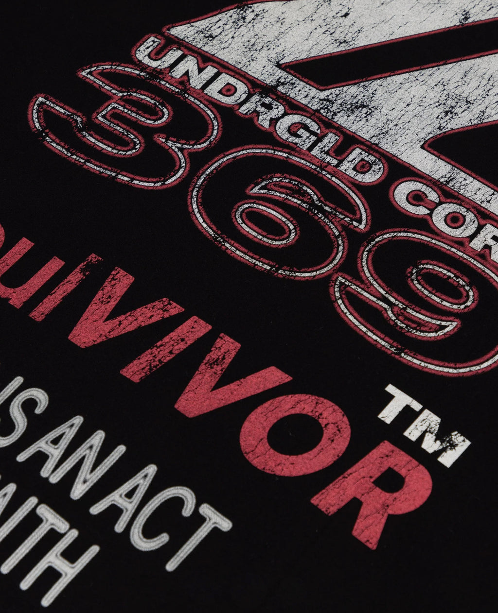 Act 1 Racer Tshirt Black