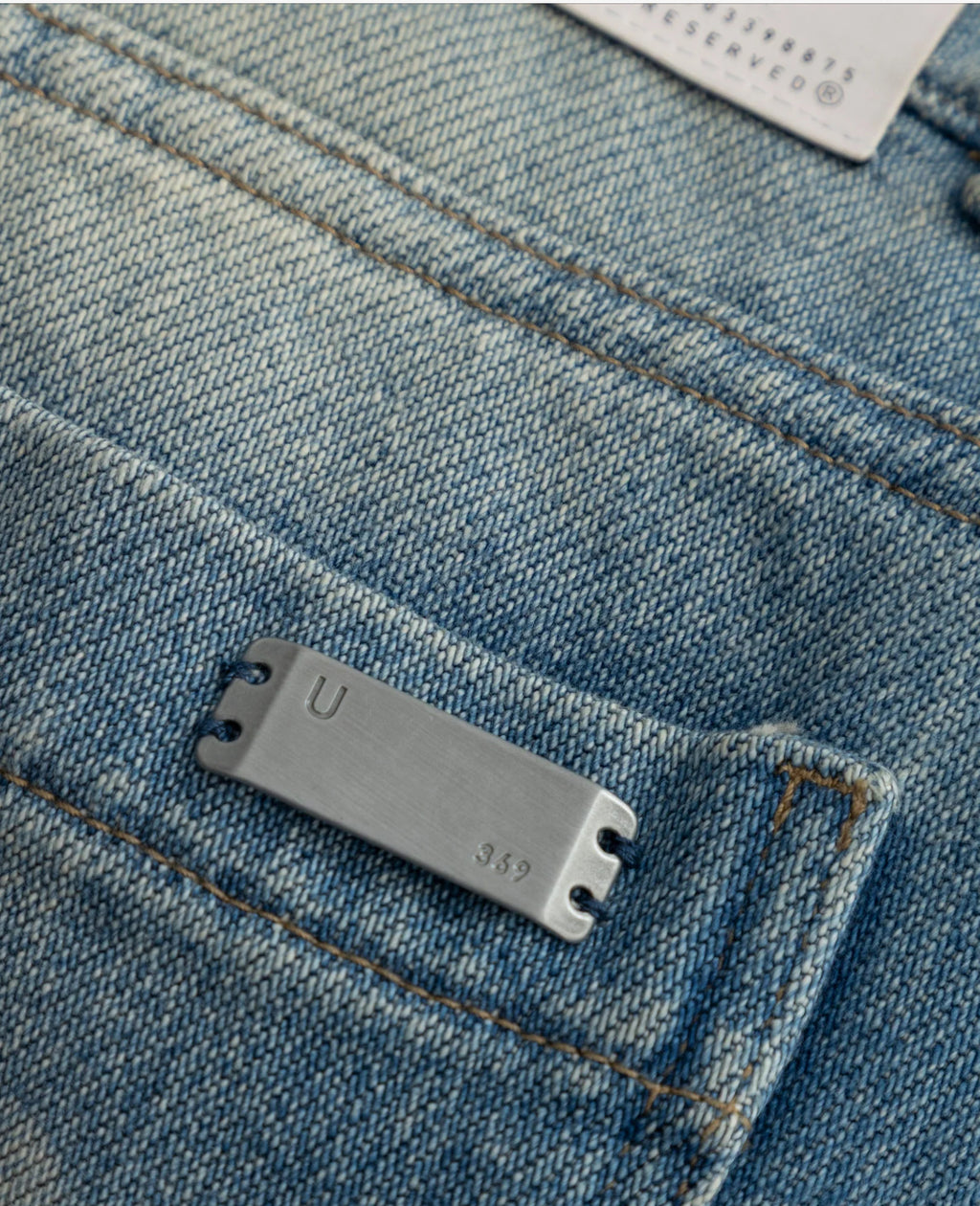 W Spring UNDRGLD Frayed Wide Jeans Blue