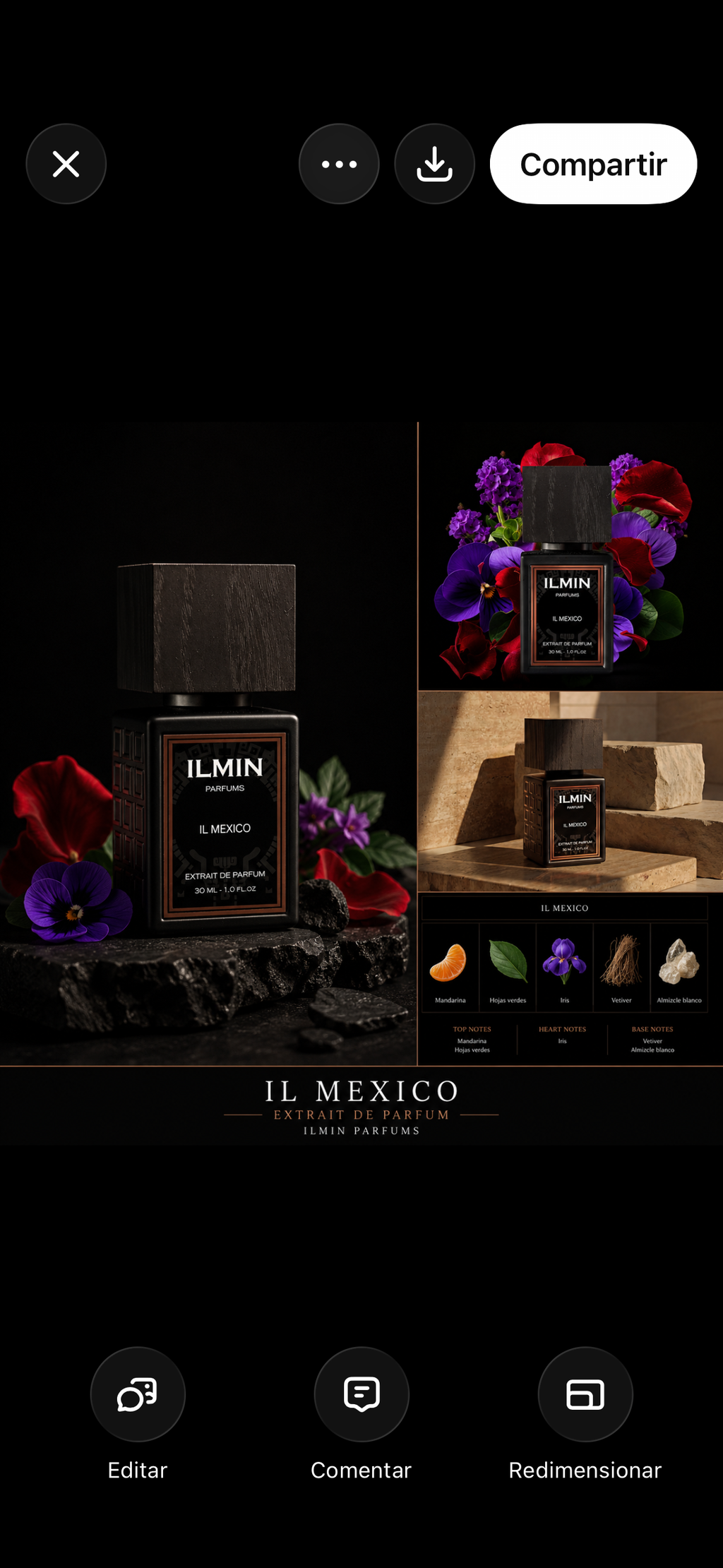 ILMIN Parfums IL MEXICO Extrait De Parfum Spray 1oz / 30ml