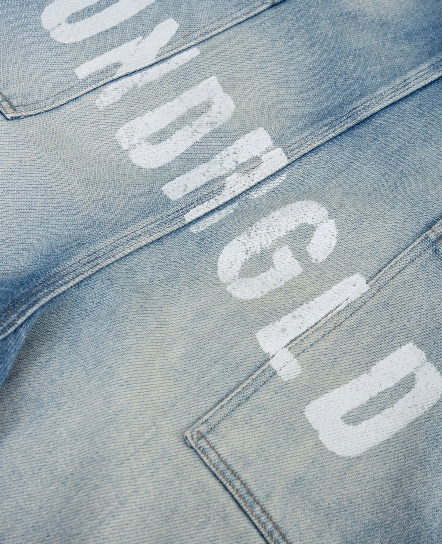 SPRING FRAYED JORTS BLUE