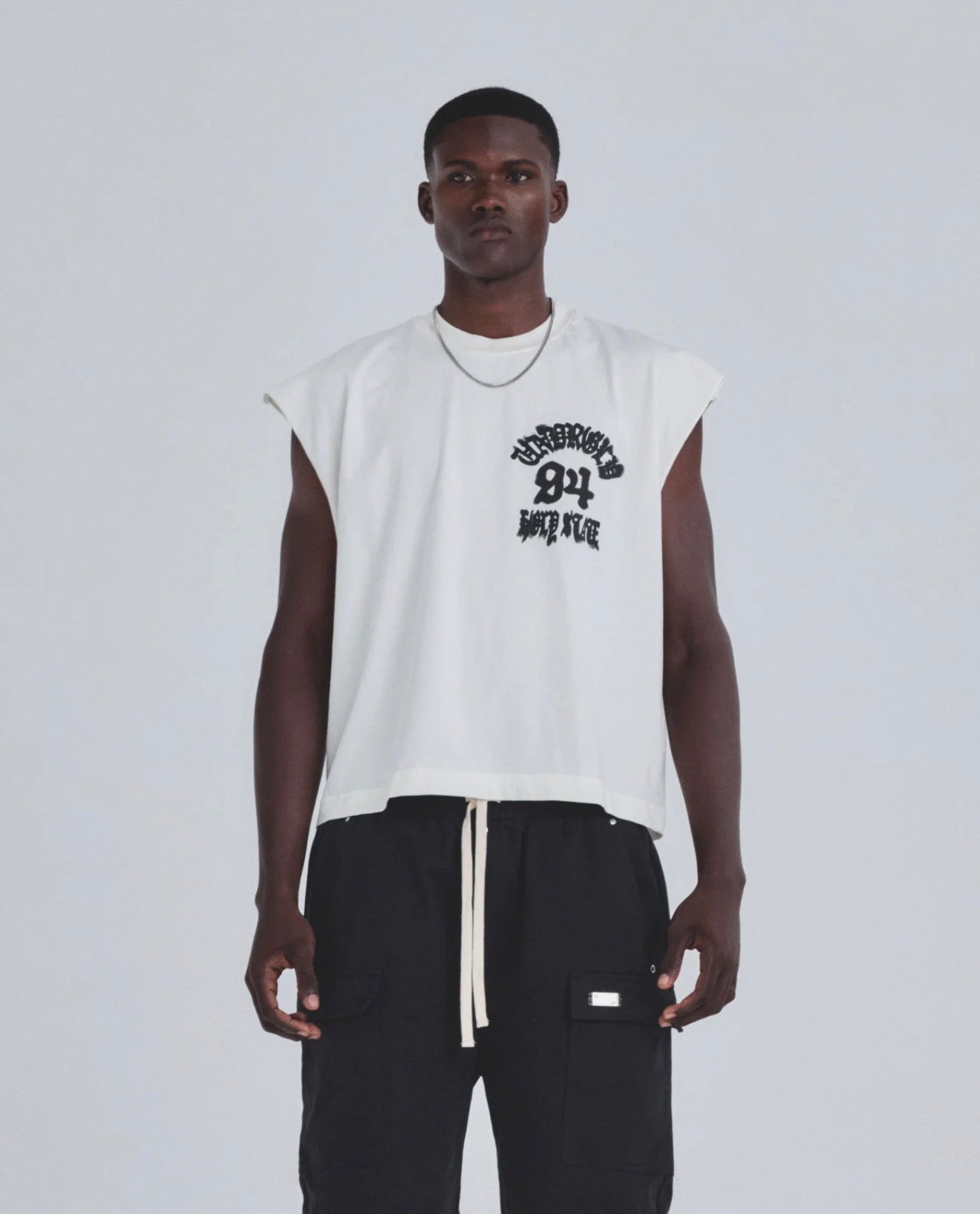 Holy State 94 Sleeveless Tshirt White