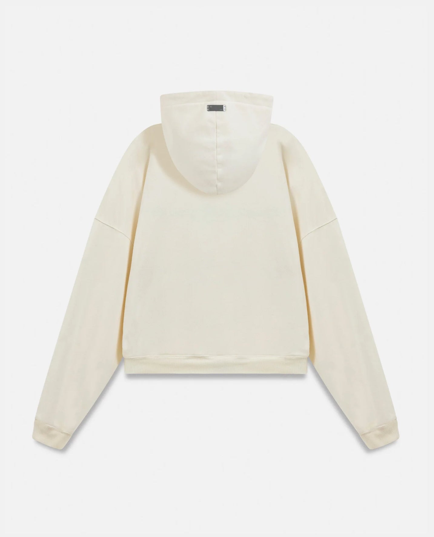 W HOLY STATE DECO BOXY FIT HOODIE WHITE