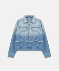 HOLY STATE UNDRGLD DOUBLE DESTROYED JACKET BLUE