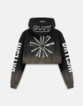W SPRING PRAY 4 LOVE ZIP UP SLIM FIT HOODIE SANDBLAST GRAY FLAME