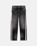 Holy State Stripe Wide Jeans Ash Black